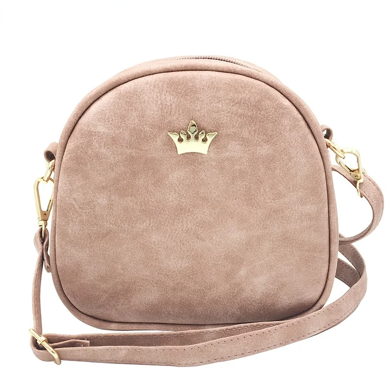 

2021 Fashion Women Messenger PU Leather ShoulderLady Crossbody Mini Female Crown Evening Bags Purses Handbags for Women