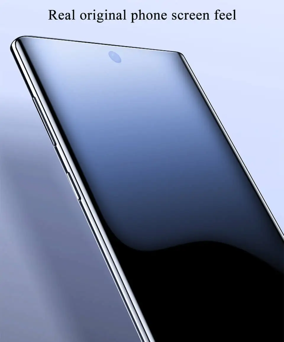 Для samsung Galaxy Note 10 Plus защита экрана УФ нано оптика изогнутое стекло Полный Клей покрытый край для Galaxy Note 10 10 Plus