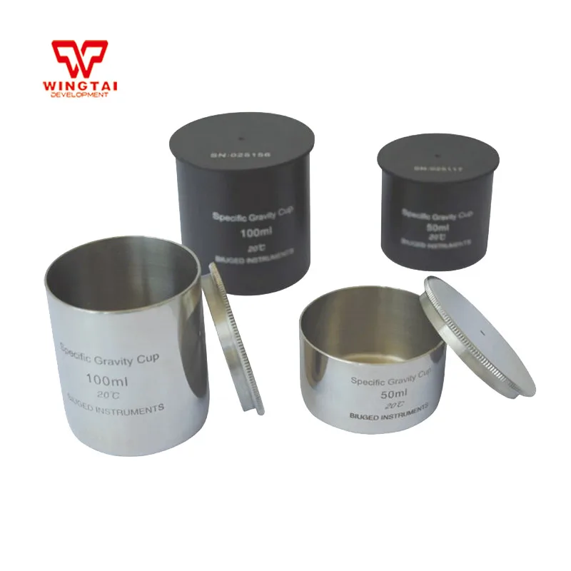 

Stainless Steel And Aluminum Material Specific Gravity Cup