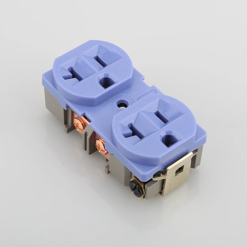 2 шт. разъем питания ISF0010 HIFI US 20A AC Красный медный распределитель|receptacle socket|power
