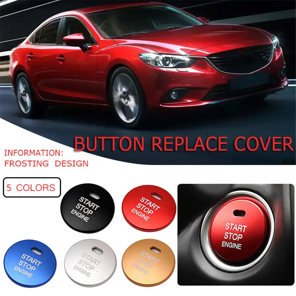 Кнопка запуска двигателя Замена крышки Стоп ключ аксессуары переключатель