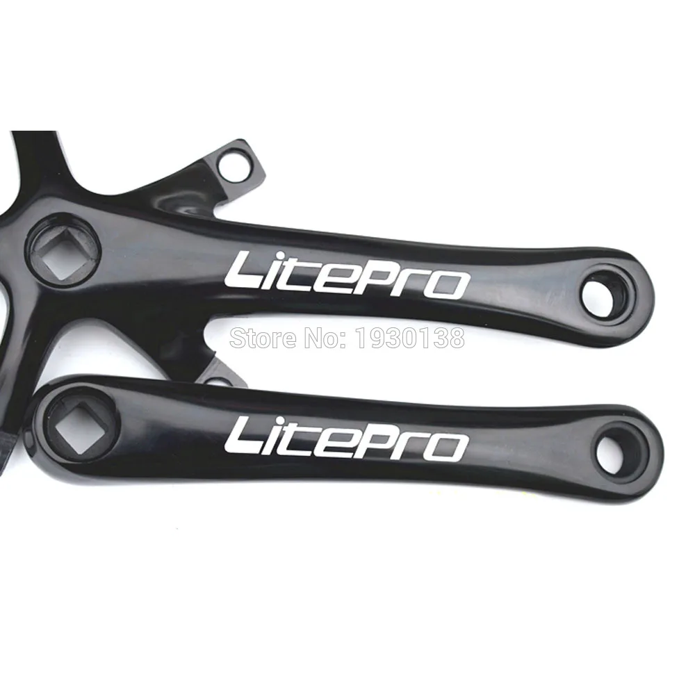 Litepro трек велосипедный шатун бензопила 130BCD 41T 45T 47T 53T 56T 58T одна скорость BMX цепь колеса 170 мм складной велосипед рукоятка