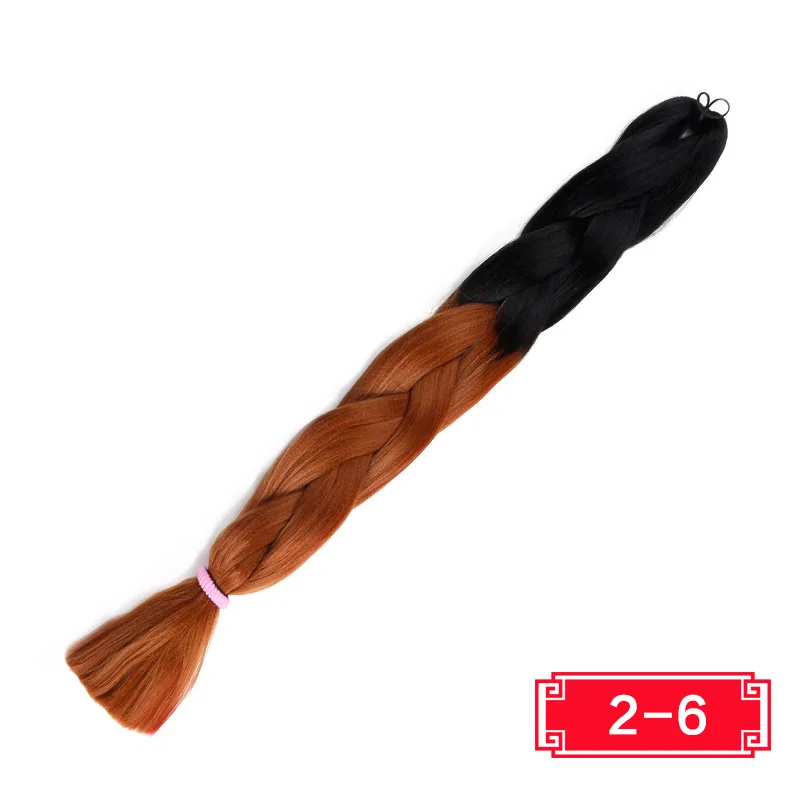 # 1B Синтетические волосы, 82 дюйма, 165 г, вязанные крючком волосы, черный, коричневый, розовый, фиолетовый, длинные огромные косы, вязанные, Xpression, косички, волосы, канекалон - Цвет: # 1B