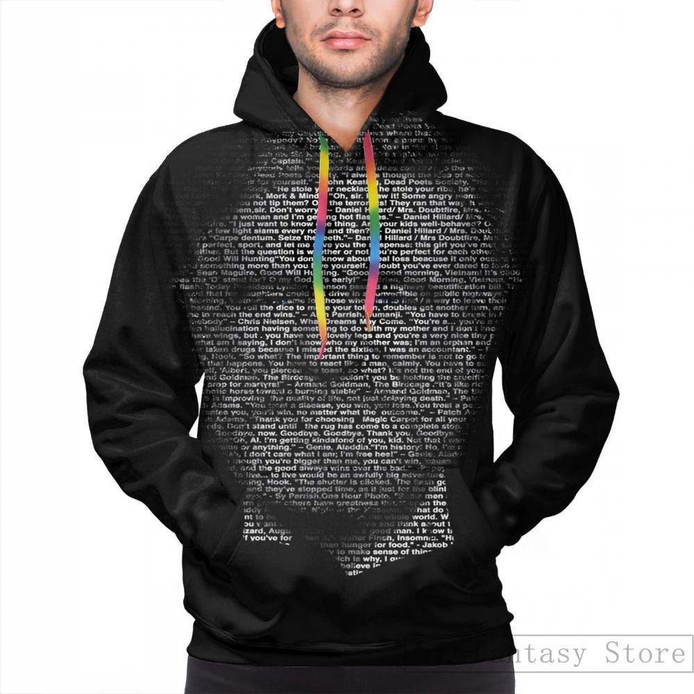 Женская Повседневная Толстовка с забавным принтом Робина Уильямса - купить по