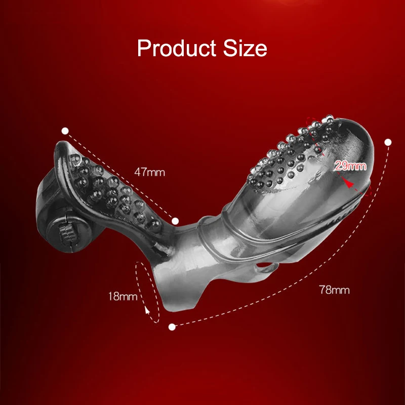 Черный палец Вибратор Вагина Стимуляция клитора массаж эротический мастурбатор