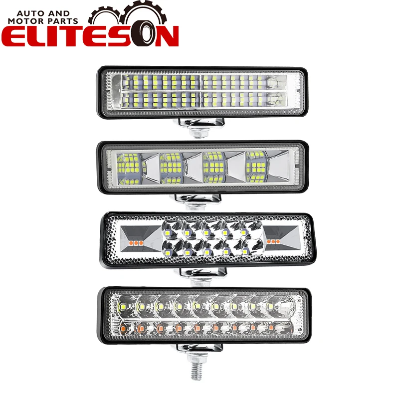 

Eliteson 2 шт. светодиодный Подсветка для автомобиля Противотуманные огни авто светодиодный бар 54 Вт 72 Вт 6000K 6500K светодиоды направленного света ...