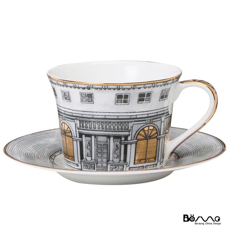 

Portable Tea Coffee Cup and Saucer Set Ceramic Japanese Pottery Cup and Saucer Retro Esspresso Tazas Ceramica Drinkware AB50BD