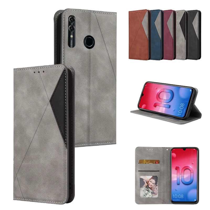 

Luxury Card Slot Flip Leather Case For HuaWei Honor 10 10i 20i 20 20E 8A 9X 9S 9C P Smart Z Plus Card Slot Wallet Cases Cover