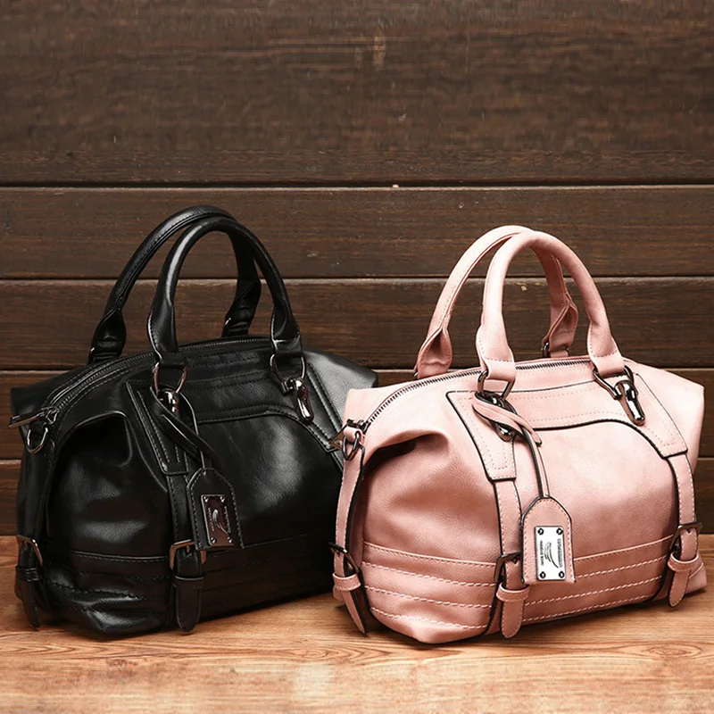 Vintage Women's Handbags Famous Fashion Brand Candy Shoulder Bags Ladies Totes Simple Trapeze Women Messenger Bag | Багаж и сумки