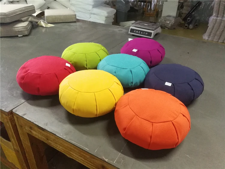 Гречневый корпус заполненный зафу круглая медитация подушка для занятий йогой с