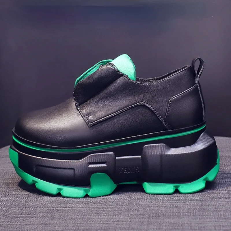 

Platform Sneakers Women Spring Women's Sneakers Height Increasing White Black Autumn Casual Chunky Shoes Woman Vulcanize Shoes