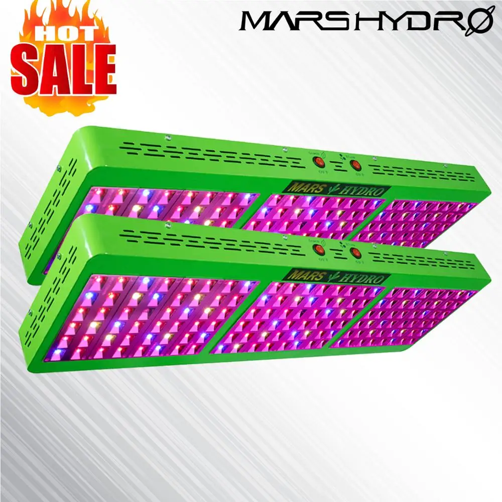 2 шт MarsHydro отражатель 800 Вт Светодиодный светильник для выращивания/лампа