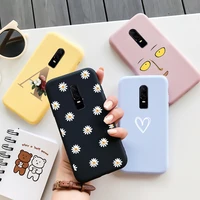 For OnePlus Case Cartoon Cute Pattern Soft Silicone TPU Painted Matte Shockproof Mobile Phone Protection Cover