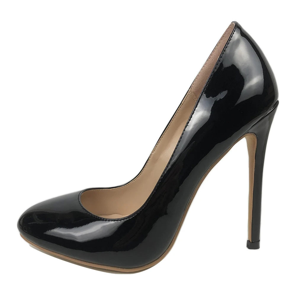 

Women's Round Toe 120mm Sky High Heel Pumps Ladies Stiletto Evening Dress Shoes Women Shoes Ladies Shoes Black Heels