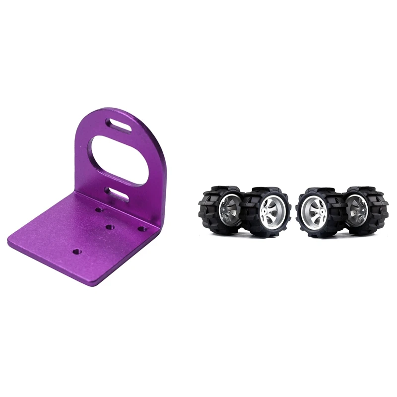 

for Wltoys 540 Adjustable Motor Seat 1/18 A949 A959 A969 A979 A959-B A969-B A979-B Purple & Left & Right Wheel Tire