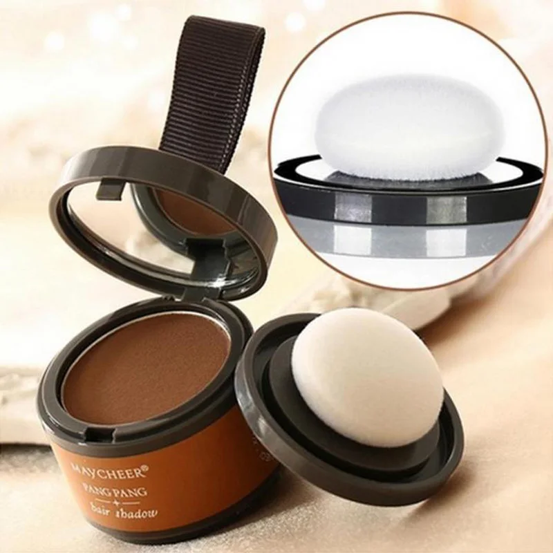 

MAYCHEER Hair Fluffy Powder Instantly Black Root Cover Up Natural Instant Hair Line Shadow Powder Hair Concealer Coverage