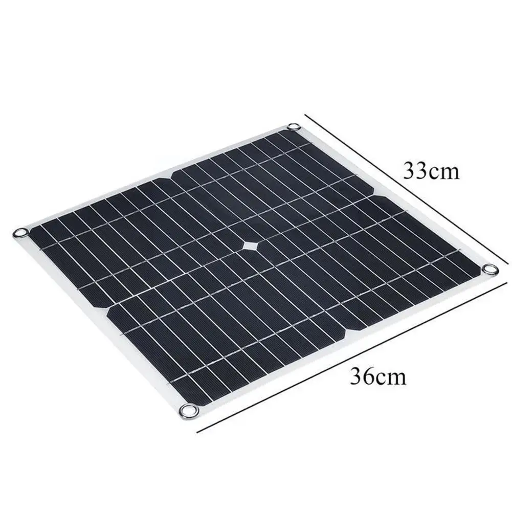 

20W 18V Flexible Solar Panel Solar Controller Module Boat Camping For Car RV Solar Vans Battery Home Roof R5U5