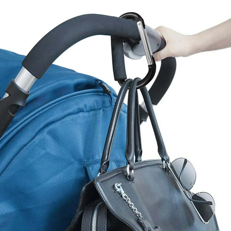 

New Ultra Large Size Carabiner Large D Button Sponge Handle Buckle D-Ring Shape Aluminum Alloy Sponge Shopping Hook