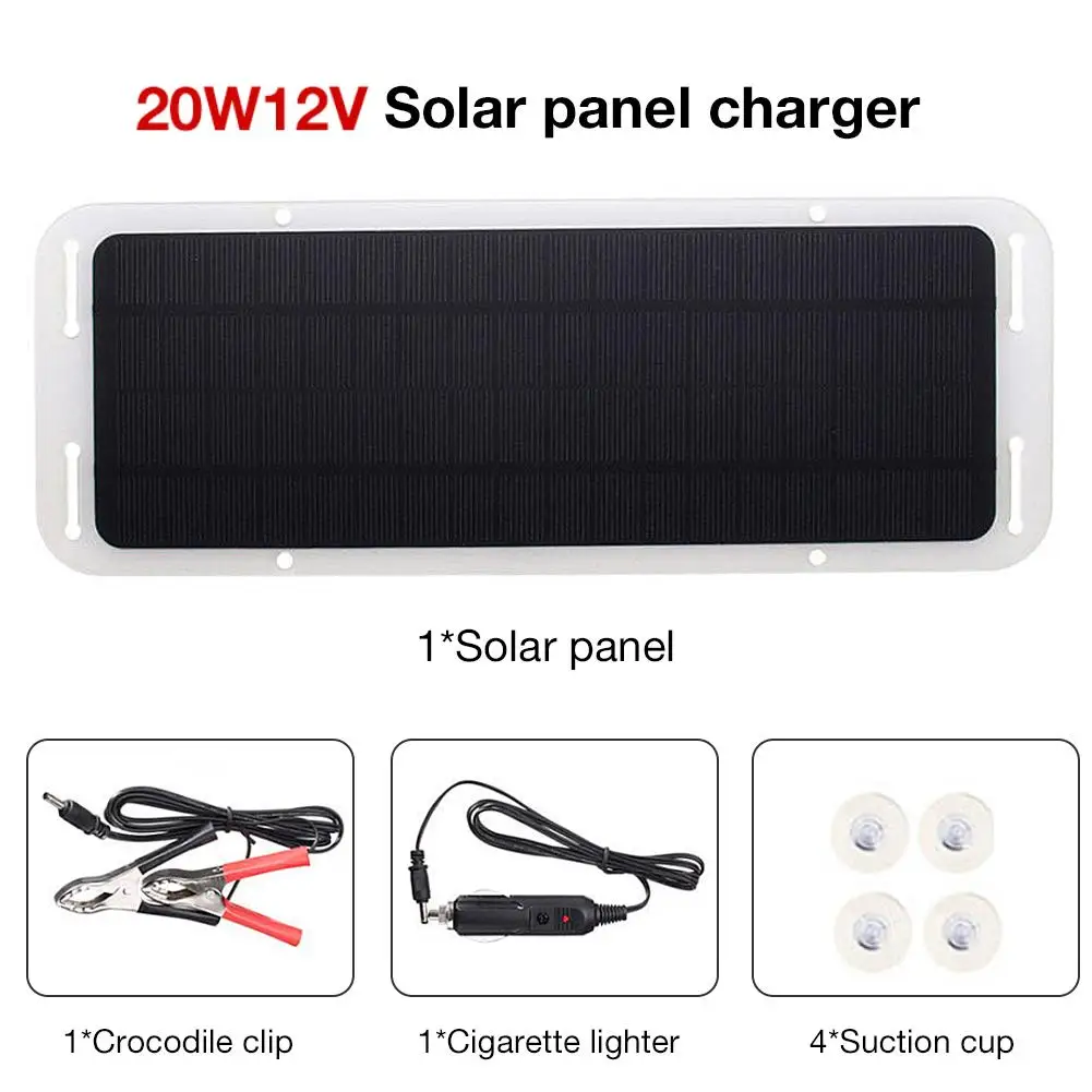 Портативное зарядное устройство на солнечной батарее 20W12V | Электроника