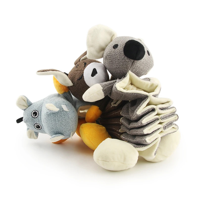 Игрушка для собак с утечкой ткани щенков игрушка медленного кормления маленьких