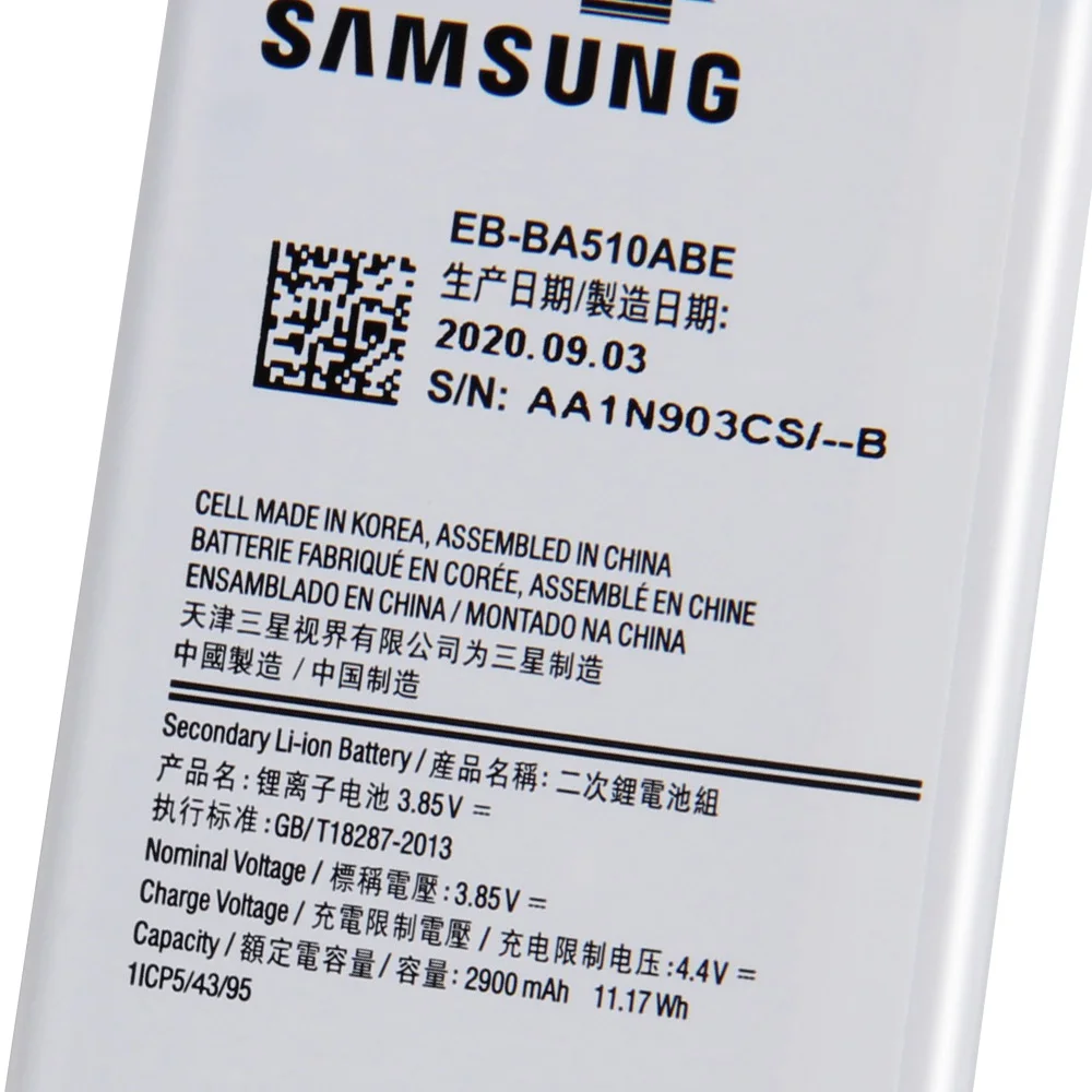 Original Battery EB-BA510ABE EB-BA510ABA for Samsung Galaxy A5 2015 A5 2016 EB-BA520ABE A5 2017 SM-A520F A5 2018 SM-A510F A5100