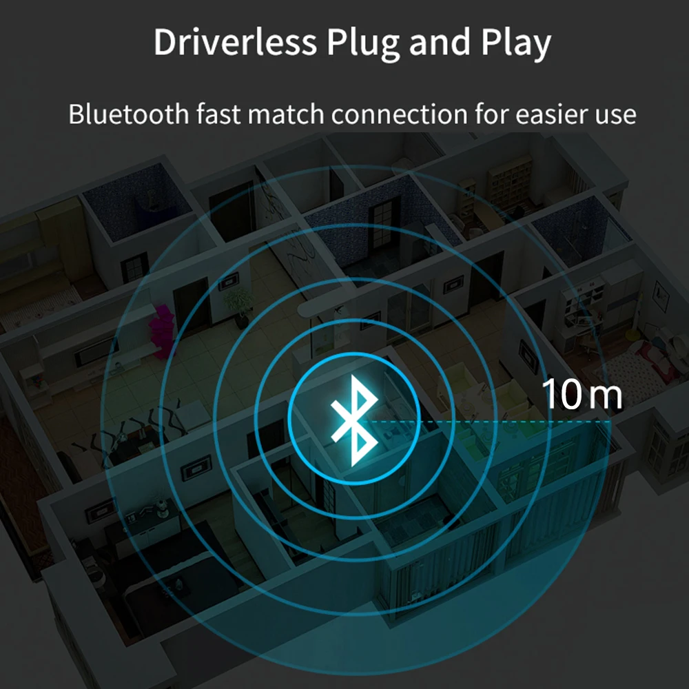 JINSERTA беспроводной USB кабель программный ключ автомобильный 3,5 мм разъем Aux Bluetooth аудио приемник адаптер динамик музыкальный передатчик
