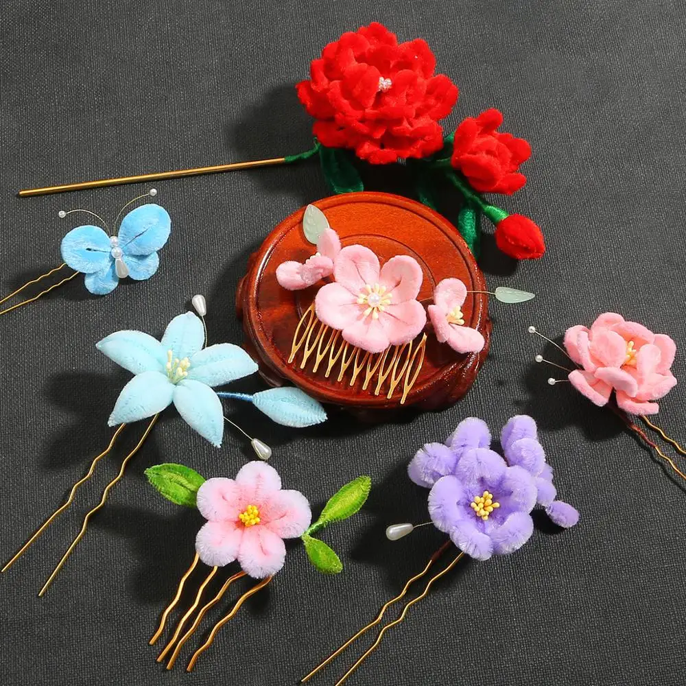 Палочки плюшевые для детей 1 м/лот игрушки поделки стебли синели очистители труб |