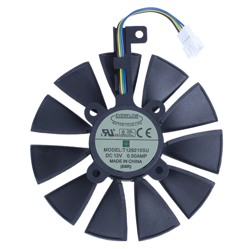 87MM PLD09210S12M PLD09210S12HH Cooling Fan Replace Cooler for ASUS Strix GTX 1060 OC 1070 1080 1080Ti RX 480 Image Card |