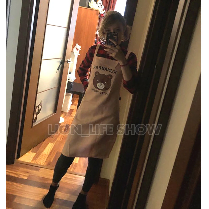 Food Wars! Shokugeki No Soma Bear Satoshi Isshiki Senpai Apron Cosplay Costume image 3