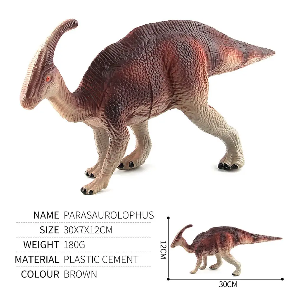 Большой Giganotosaurus динозавр Юрского периода Моделирование игрушка модель мягкая ПВХ пластик ручная роспись игрушки животных для детей Рождественский подарок - Цвет: XD-FJL-6