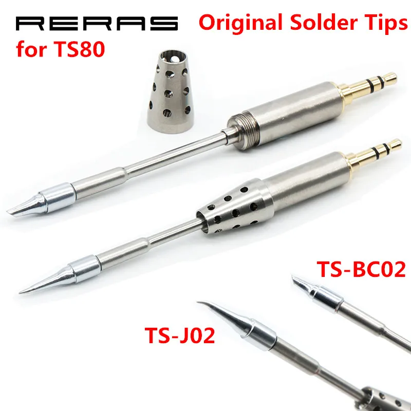 TS BC02 J02 D24 K4 B02 BC2 оригинальный пайки головы для TS80 Замена паяльной паяльник набор
