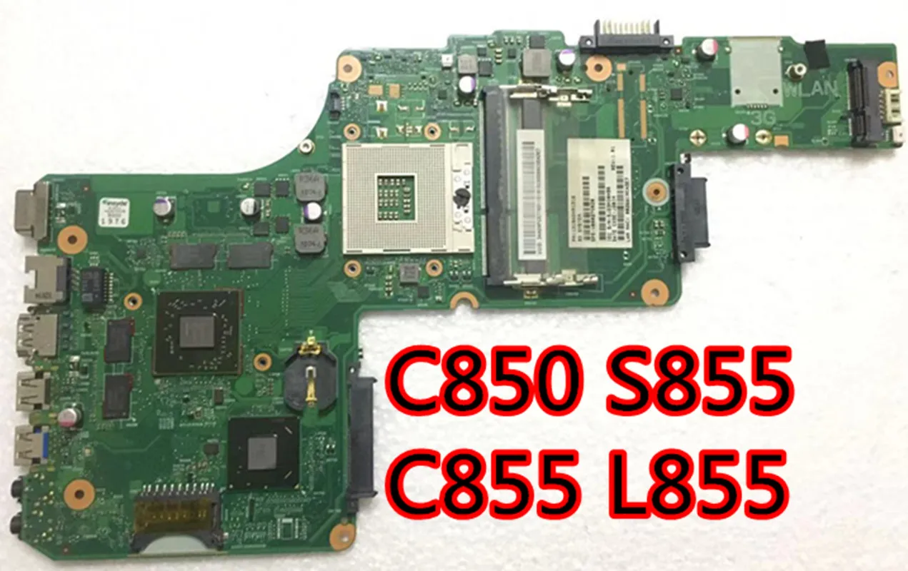 Материнская плата для ноутбука Toshiba Satellite S855 C855 L855 C850 HM76 DDR3 HD7670M V000275020|Материнские