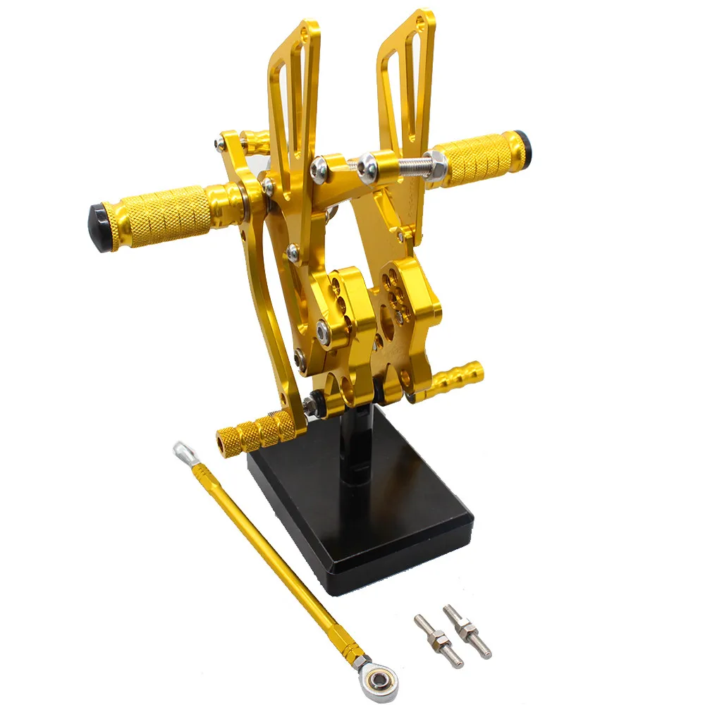 МФС мотоцикл задний комплект ЧПУ Регулируемые подножки аксессуары для Kawasaki Ninja