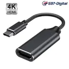 Адаптер USB C-совместимый, 4K, 30 Гц, кабель Type C для MacBook, Samsung Galaxy S9, Huawei Mate 10