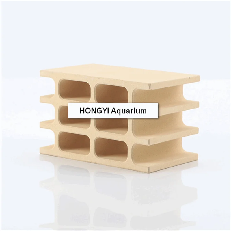 HONGYI-tanque de peces para paisajismo, Cichlids de cer&aacute;mica para pecera, cr&iacute;a de peces, nido, suministros de Acuario, refugio de camarones, 1 pieza-1