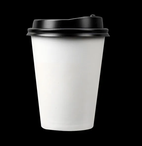 cup and lid 50 шт. креативные вечерние бумажные стаканчики для кофе, чашки для послеобеденного чая tnti-горячий молочный чай, упаковочные чашки - Цвет: cup and lid