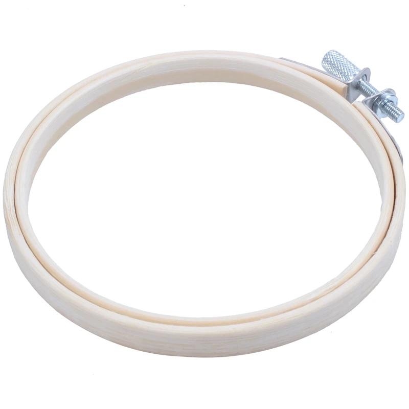 Набор колец с вышивкой обручи крестом деревянные круглые регулируемые