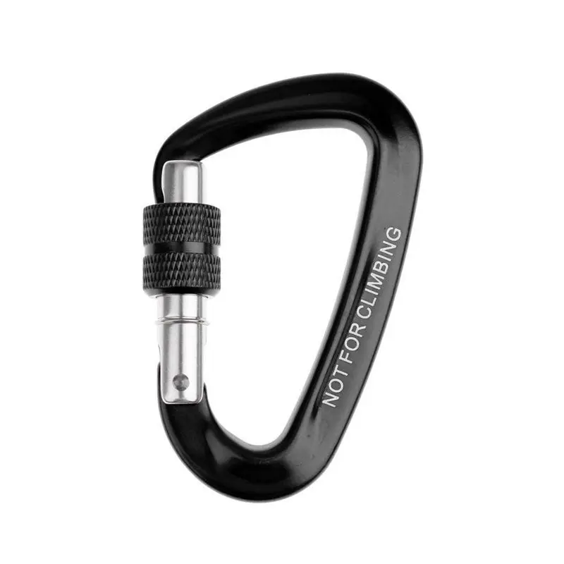 12KN Винт карабин из алюминиевого сплава d-образная петля для альпинизма Сумка