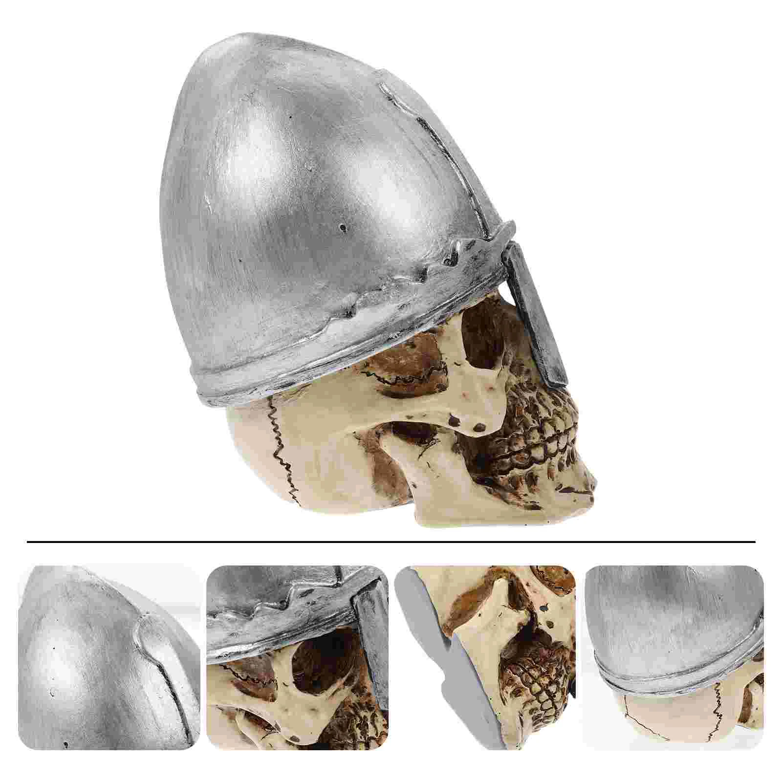 

1pc Head Statue Household Skeleton Party Layout Prop