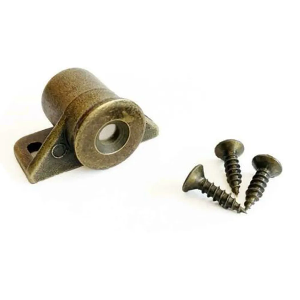 

5PCS Door Catch Cabinet Door For Bathroom Kitchen Gold Antique Latch Catch
