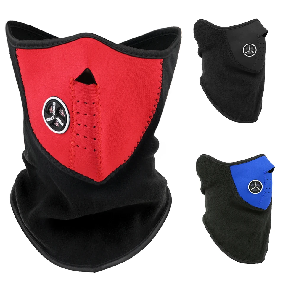 Мотоциклетная Балаклава для шеи маска лица с полузащитным покрытием дышащая