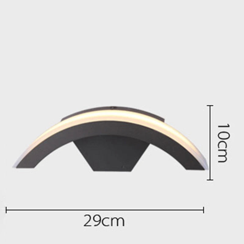 18 Вт светодиодный водонепроницаемый светильник для улицы передней двери сада