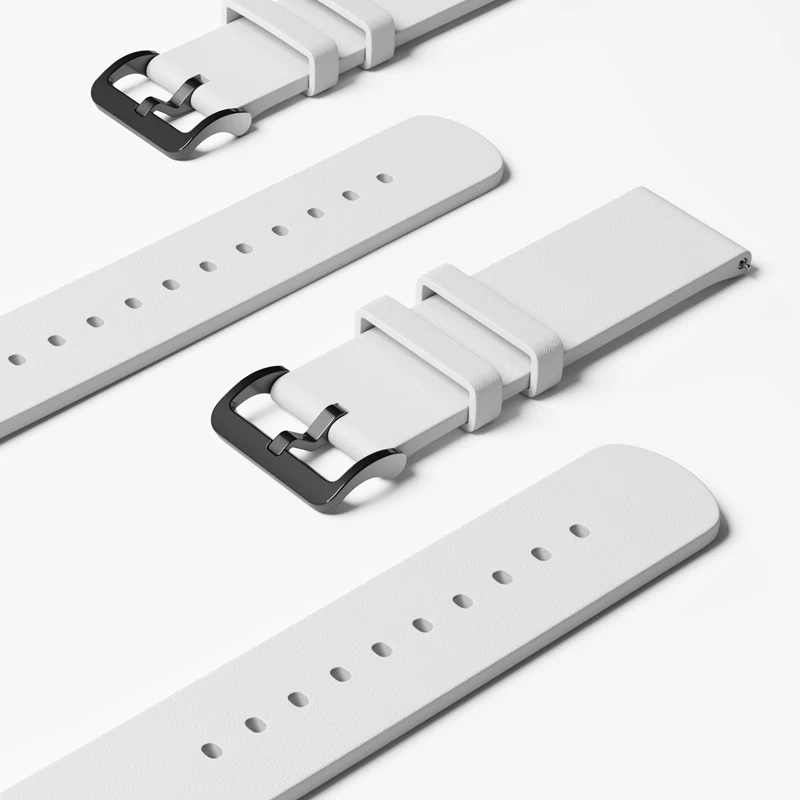 Ремешок из натуральной кожи для часов Xiaomi Huami Amazfit GTR (47 мм и 42 мм) Pace Stratos & Bip