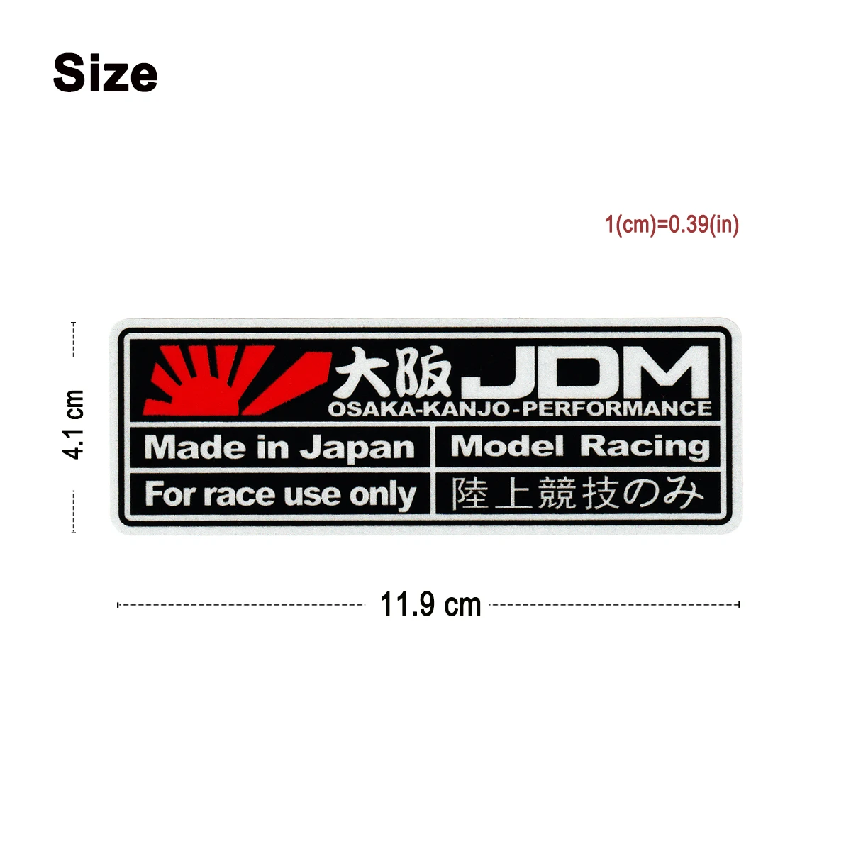 3M Reflective OSAKA JDM Style Car Sticker for Toyota Honda Nissan Mazda Mitsubishi Accessories Motorcycle Decals | Автомобили и