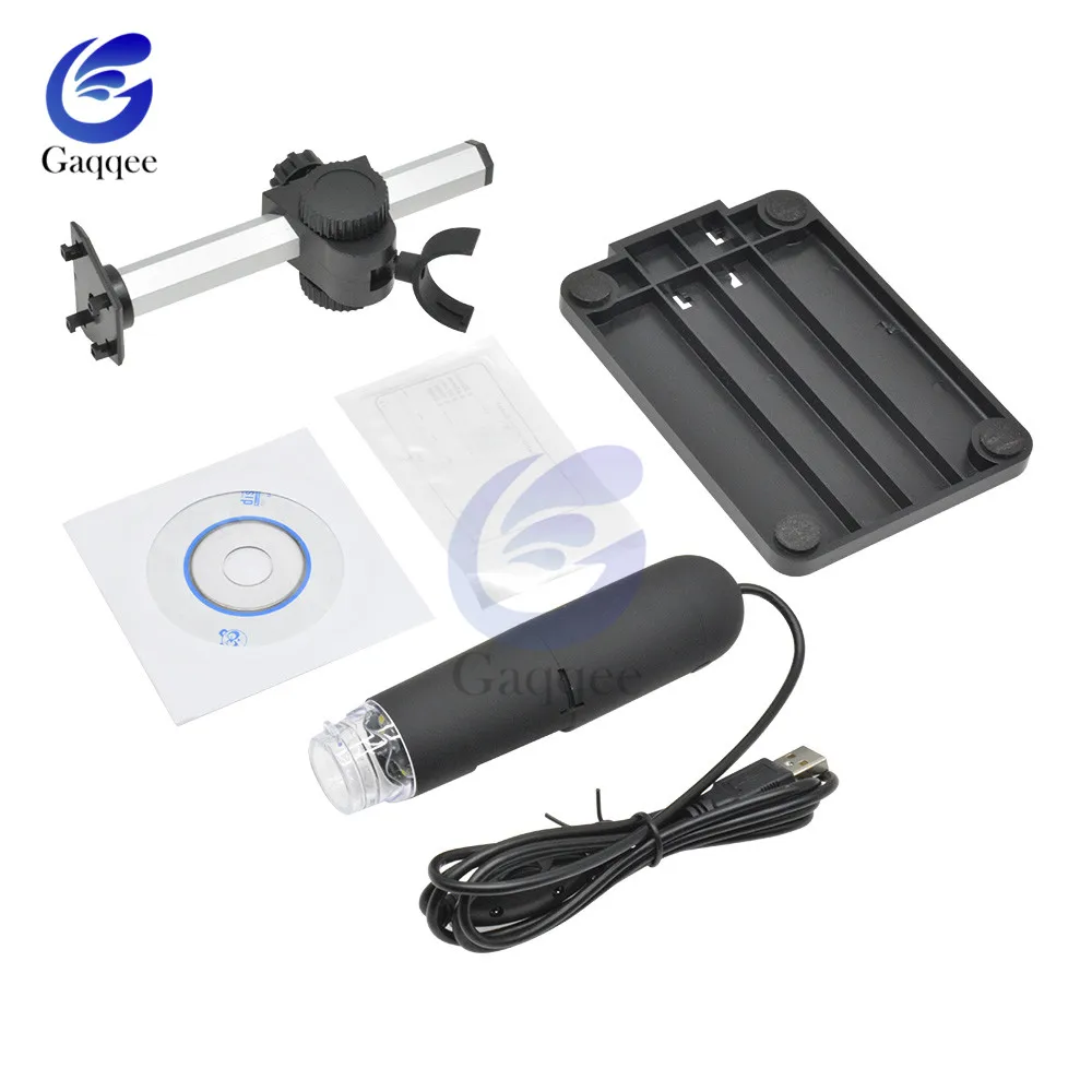 Цифровой микроскоп 50X/1000 USB 8 светодиодный эндоскоп 2 Мп с подъемной