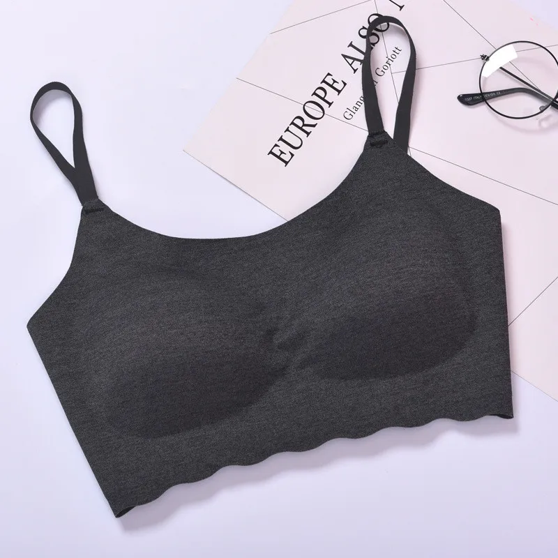 Женский бесшовный спортивный бюстгальтер для бега ударопрочный собранный