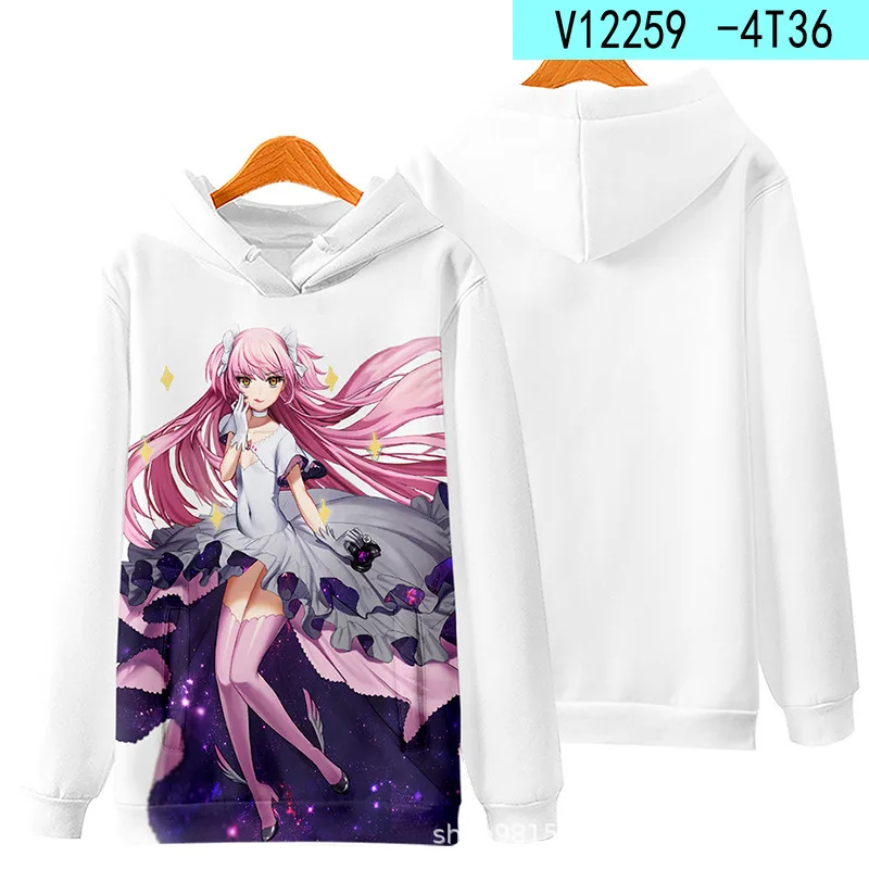 

Anime Puella Magi Madoka Magica Cosplay Hoodie Women Men Harajuku Sweatshirt Streetwear Hip Hop Pullover Hooded Jacket Outerwear