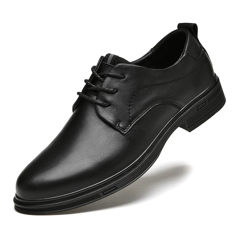 

Мужские классические туфли из натуральной кожи, коричневые оксфорды в британском стиле, деловая и свадебная обувь,