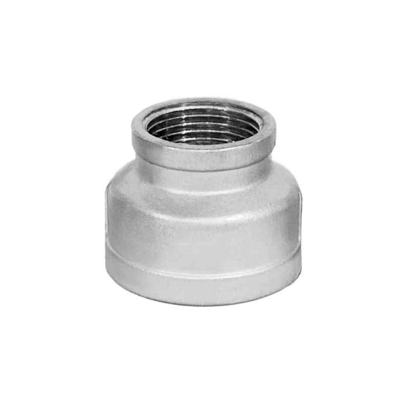 

1/8" 1/4" 3/8" 1/2" 3/4" 1" 1-1/4" 1-1/2" BSP Female 316 Stainless Steel Pipe Fitting Reducer Coupling Connector Adapter