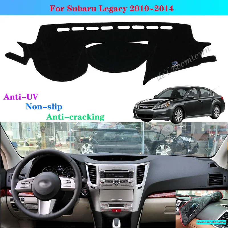 

Car Dashboard Cover Dash Mat For Subaru Legacy 2010~2014 Auto Non-slip sunShade Dash Cover Protective Pad WRX STI B4